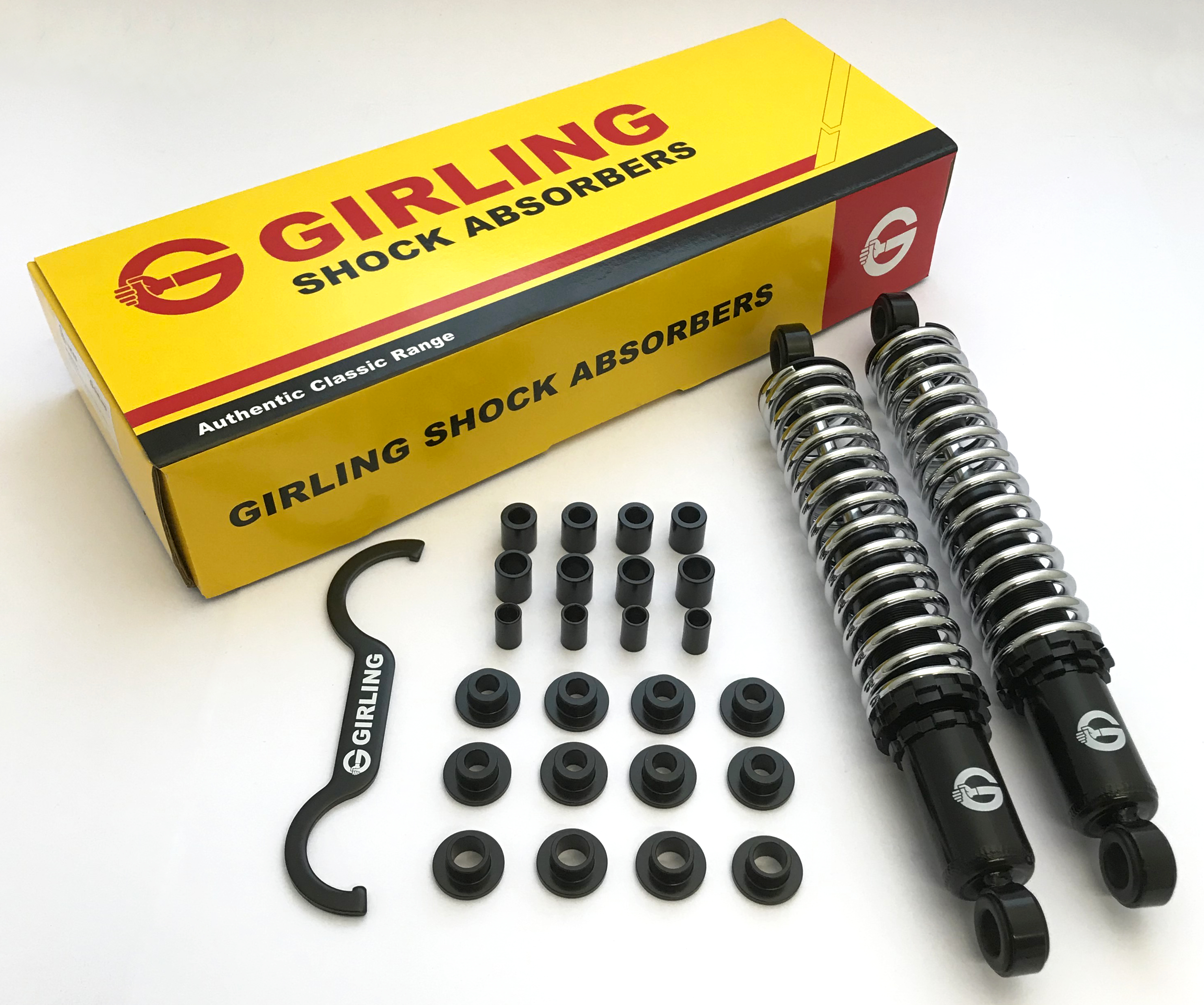 Girling OEM Shock Absorbers BSA C25 B25 B40 & WD B44 A50 B50 A65 12.9'' 100LBS